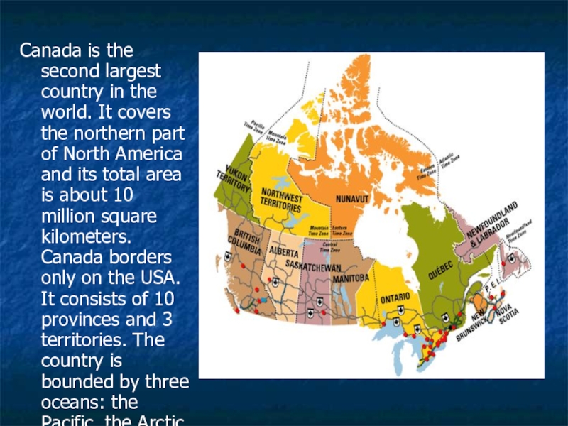 Презентация canada на английском языке