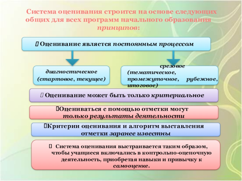 Система оценивания 7 класс русский язык