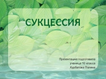 Презентации по биологии на тему Сукцессия