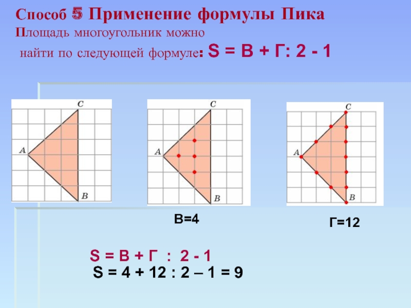 Презентация на тему формула пика