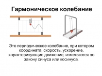 Презентация по физике в 11 классе  Гармонические колебания