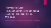 Демонстрационный экзамен по стандартам World Skills