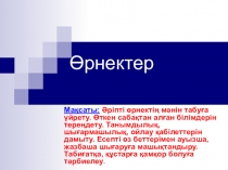 Өрнектер 3 сынып