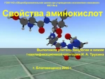 Презентация по химии аминокислоты 10 класс