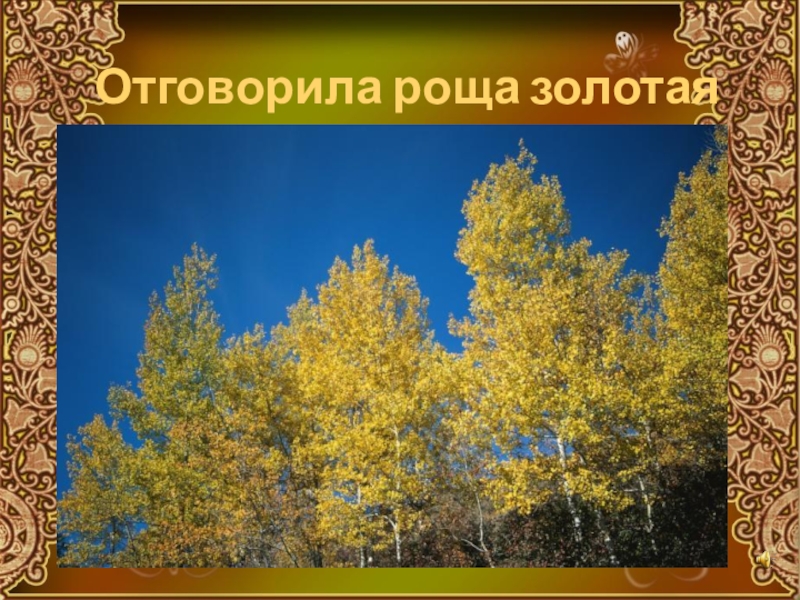 Отговорила роща золотая. Оговорила роза Золотая. Отговорила роща Золотая Есенин. Отшумела роща Золотая.