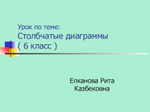 Презентация по математике 6 класс по теме Столбчатые диаграммы