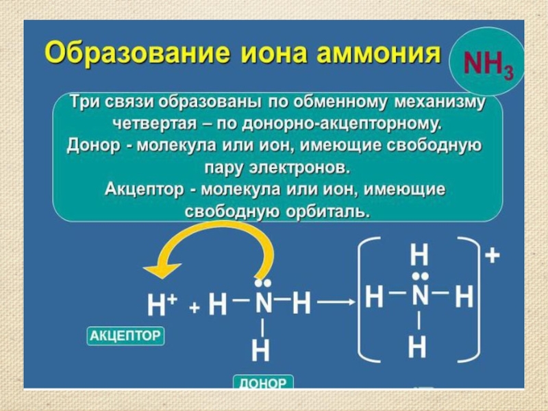 Соли аммония презентация