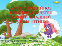 Мультимедийное пособие для детей 2 младшей группы Птицы