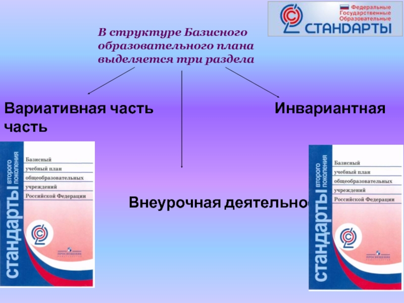 Охарактеризуйте инвариативную и вариативную составляющую федерального базисного учебного плана