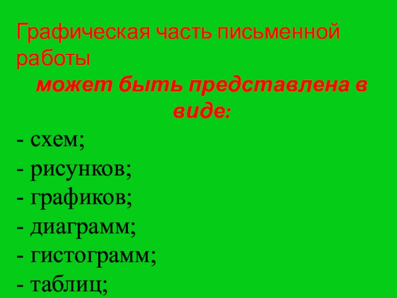 Требования к оформлению графической части проекта