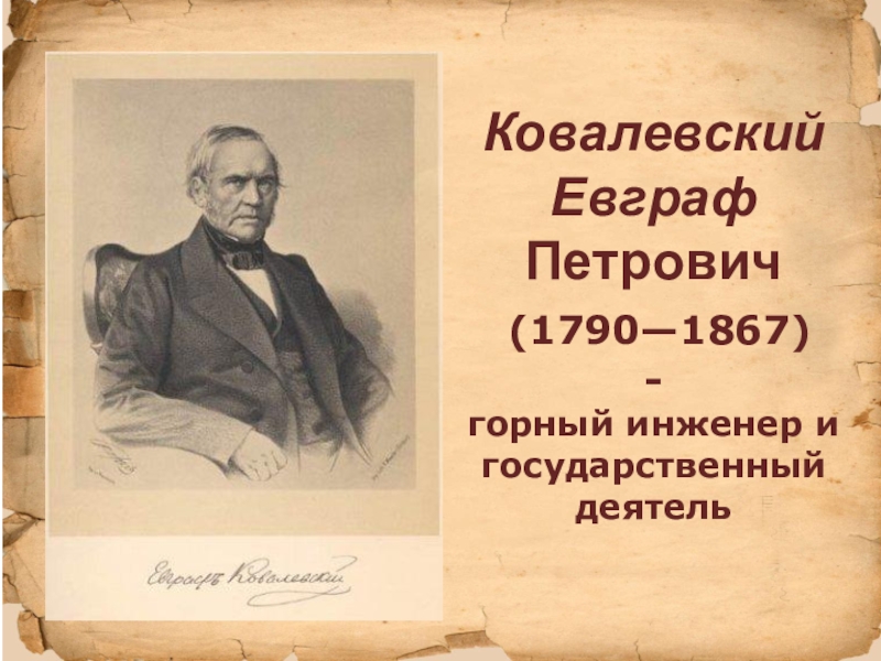 Егор петрович ковалевский презентация