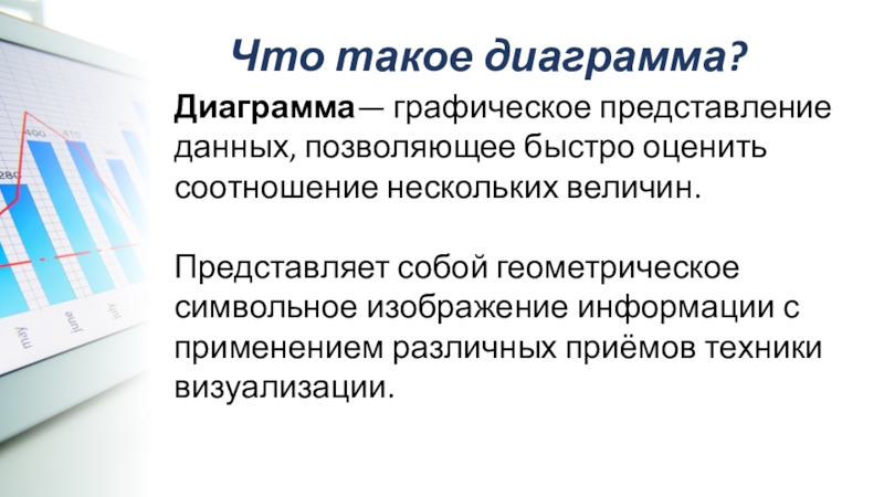 Графическое представление данных позволяющее оценить соотношение