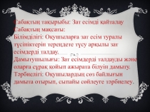 Презентация Зат есім қайталау (2 сынып)