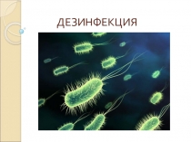 Презентация по дисциплине Безопасная среда для пациента и персонала на тему:  Дезинфекция