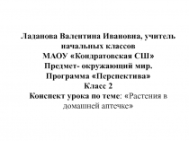 Презентация по окружающему миру по теме Лекарственные растения