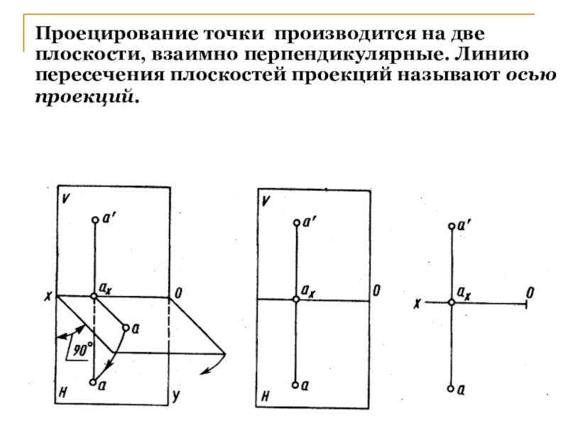 Ось проекций oy это