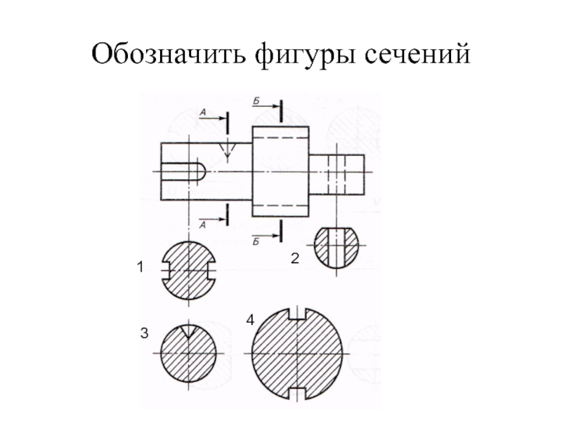 Определить фигуры сечения. Обозначить фигуры сечений рис 21 и 22. Обозначить фигуры сечений. Черчение сечение фигуры. Обозначить сечение.