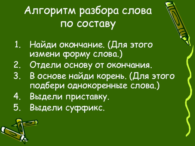 Слова из слова анатомия