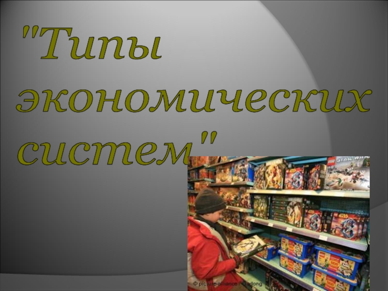 Презентация на тему типы экономических систем 8 класс