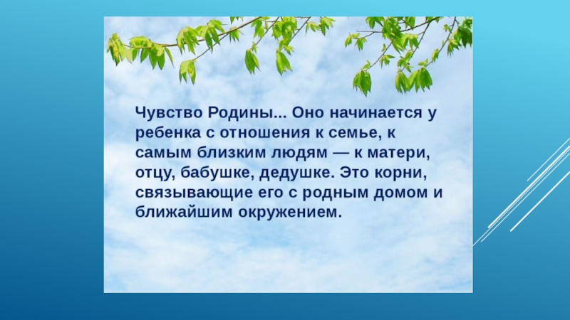 С чего начинается родина презентация 7 класс