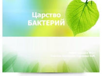 Презентация по биологии на тему: Бактерии(7 класс)