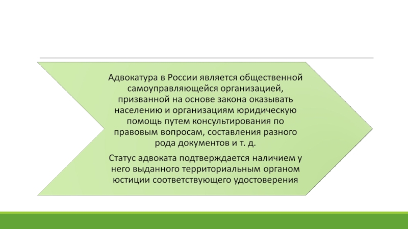 Правовые основы деятельности адвокатов проект