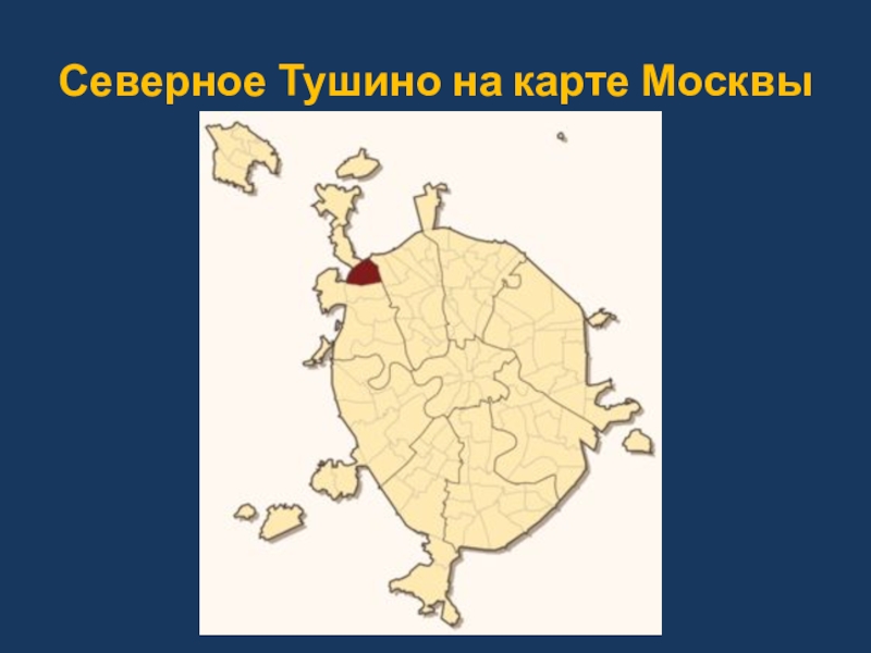 Город москва и село тушино на карте