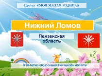 Презентация к проекту МОЯ МАЛАЯ РОДИНА. город НИЖНИЙ ЛОМОВ