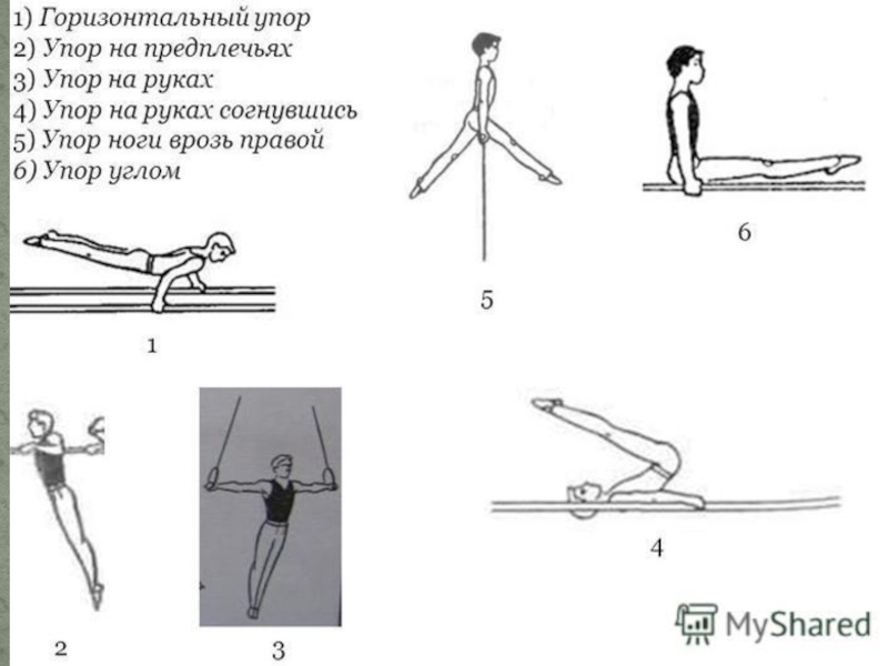 Как называется гимнастическое положение представленное на рисунке