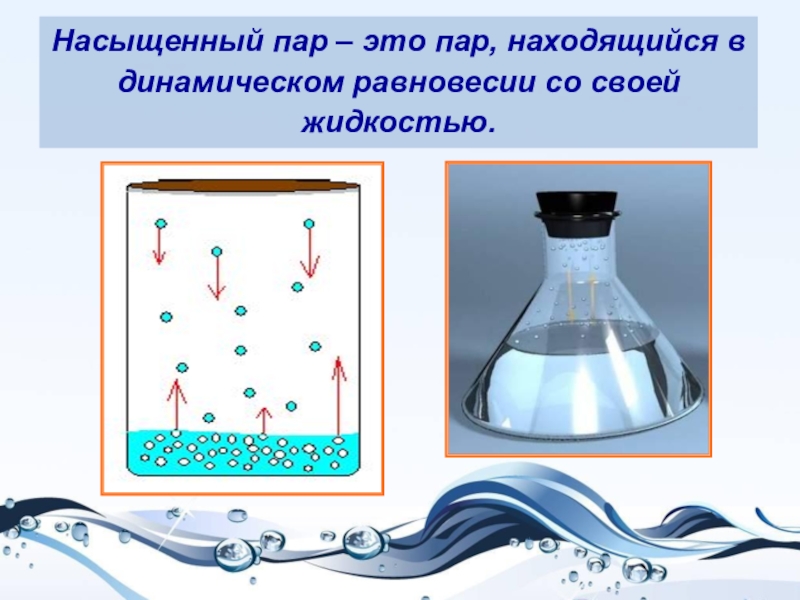 Насыщенный и не насыщенный пар презентация