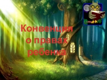 Презентация по воспитательной работе на тему:  Конвенция по правам ребенка  (3-4 класс)