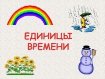 Презентация к уроку математики по теме Единицы времени.