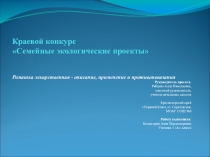 Окружающий мир Ромашка -лекарственное растение...