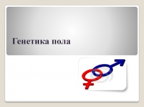 Презентация по биологии Генетика пола