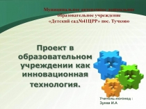Проект в образовательном учреждении как инновационная технология