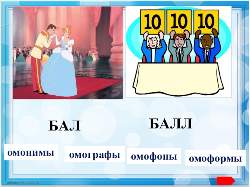 Омографы 2 класс. Омографы. Бал и балл. Бал балл омофоны. Балл или бал.