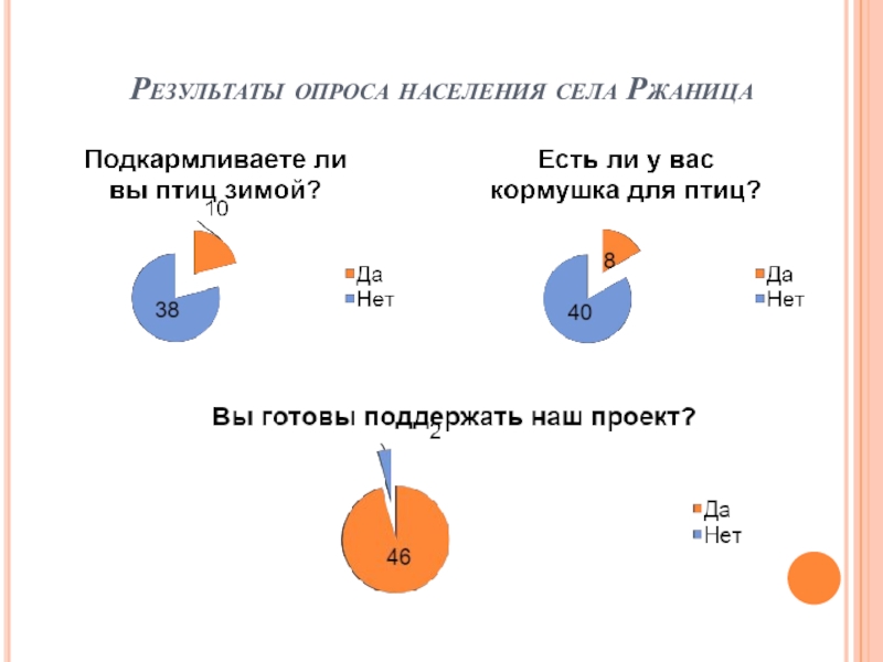 Результаты опроса населения села Ржаница