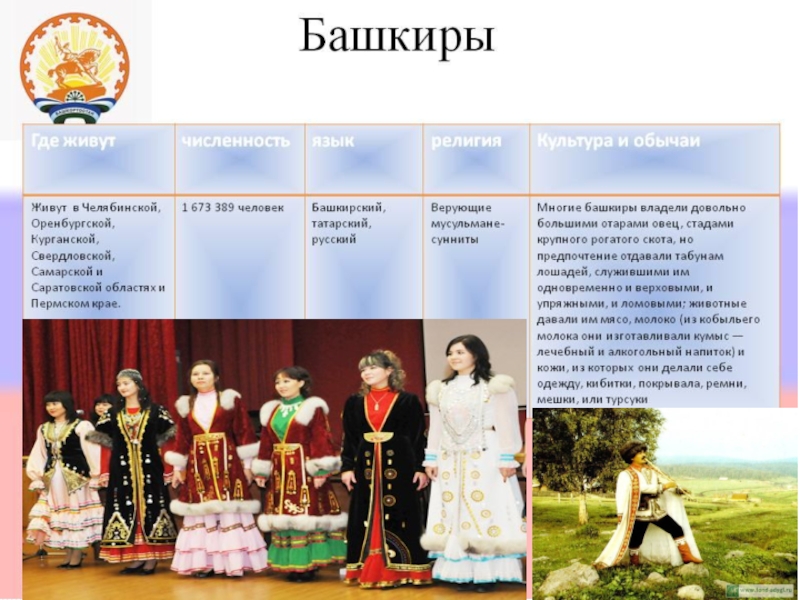 Отличие татар от башкир фото и описание