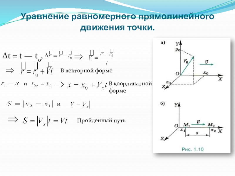 Электрон движется равномерно и прямолинейно