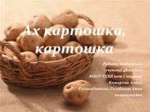 Презентация исследовательской работы по теме  Ах картошка, картошка!