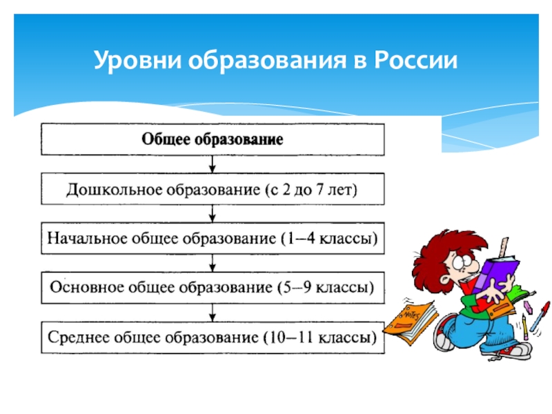 Ступени образования обществознание 6 класс схема