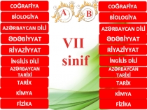 Yarışma VII siniflər üçün