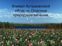 Презентация по окружающему миру Климат Астраханской области (2-4 класс)