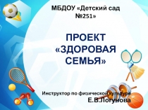 Презентация проекта Здоровая семья