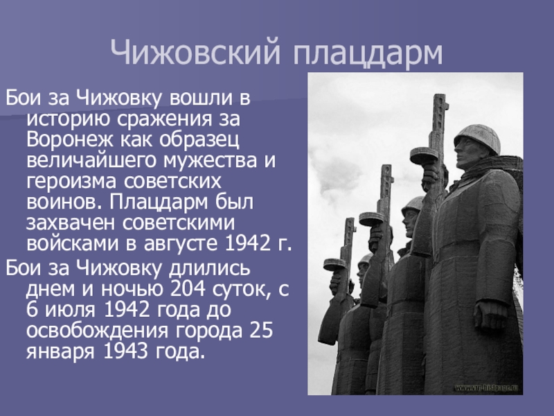 Памятники в вов в воронеже фото и описание