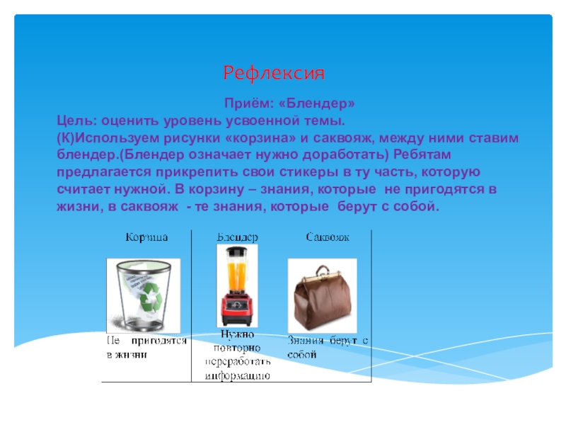 Презентация по блендеру