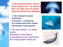 Презентация к уроку по биологии в 5 классе Жизнь в Мировом океане