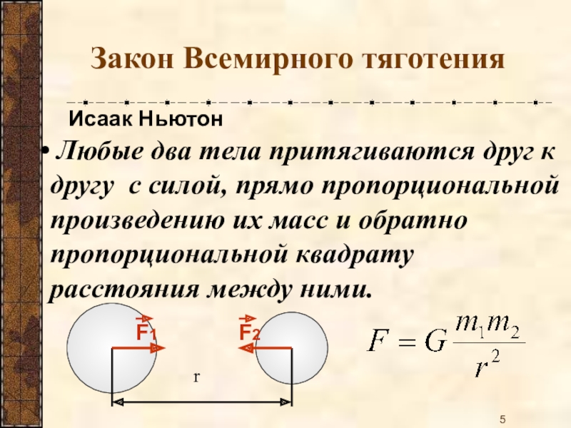 Закон всемирного тяготения фото