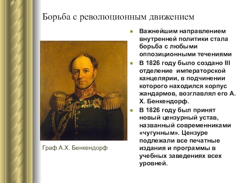 При александре 1 при николае 1. Бенкендорф кратко. Бенкендорф заслуги. А Х Бенкендорф при Николае 1 кратко.