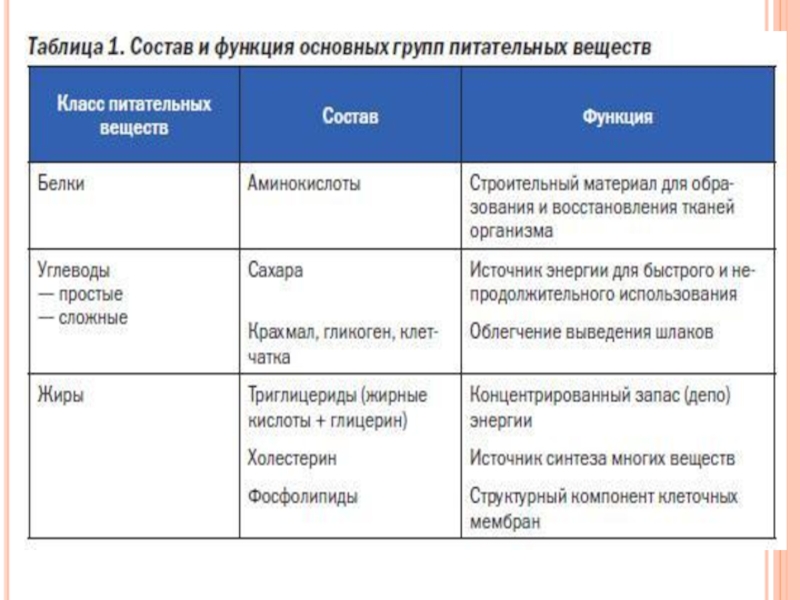 Презентация питание и пищеварение 8 класс пасечник